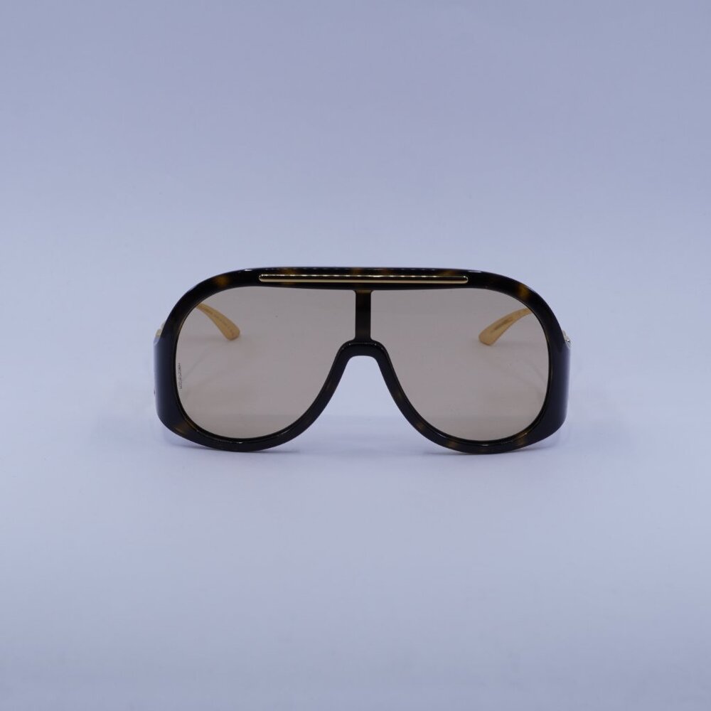 Dolce & Gabbana DG6202 502/93 Sunglasses Havana/Gold Aviator Frame, Brown Lenses - Picture 2 of 10